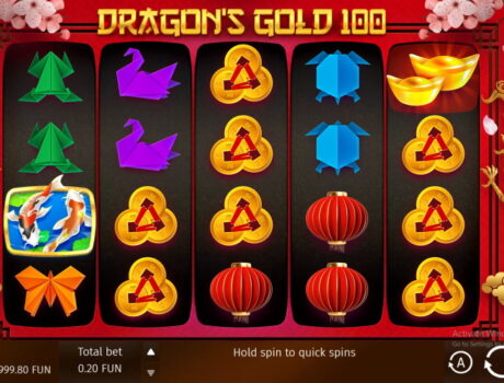 Dragons Gold 100 screengrab