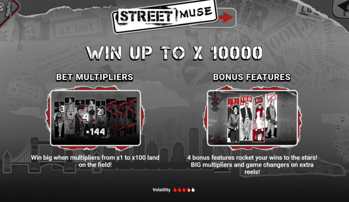 Street Muse multipliers and bonus features