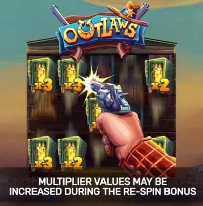 Outlaws re-spin bonus
