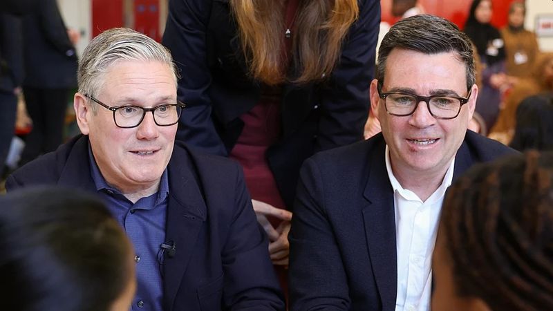 andy burham and kier starmer together in early 2026